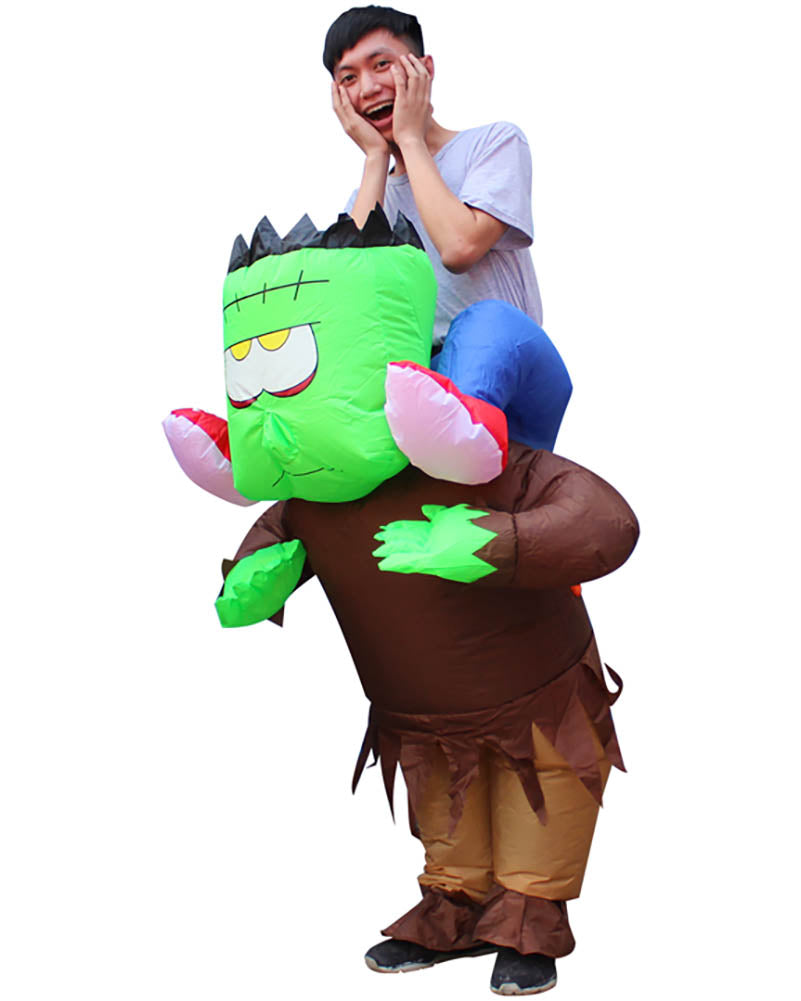 Frankenstein Ride On Inflatable Adult Costume