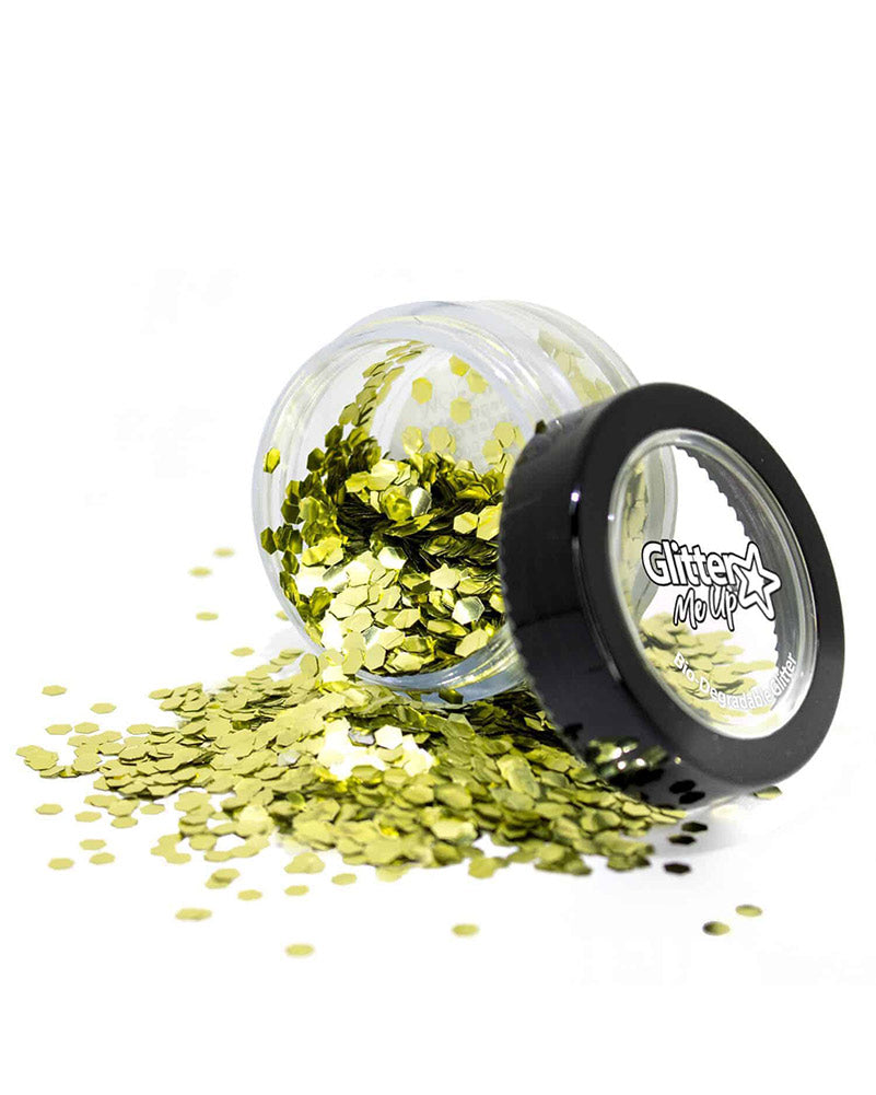 Glitter Me Up Gold Dust Chunky Biodegradable Body Glitter 3g