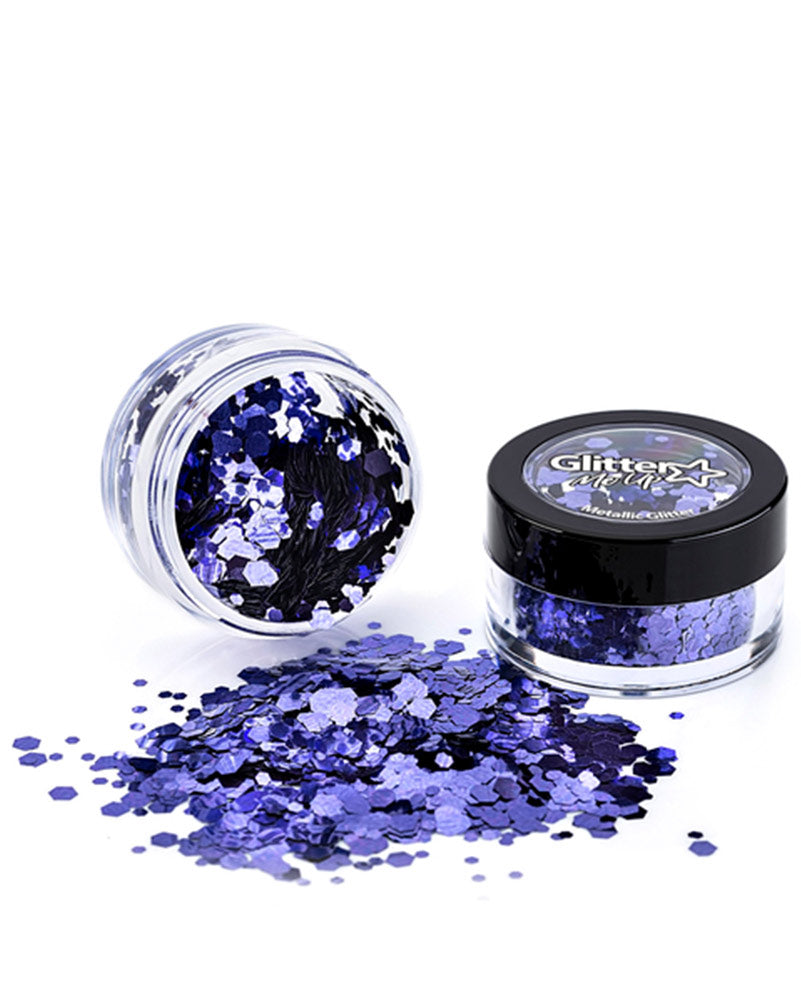 Glitter Me Up Metallic Lavender Chunky Body Glitter 3g
