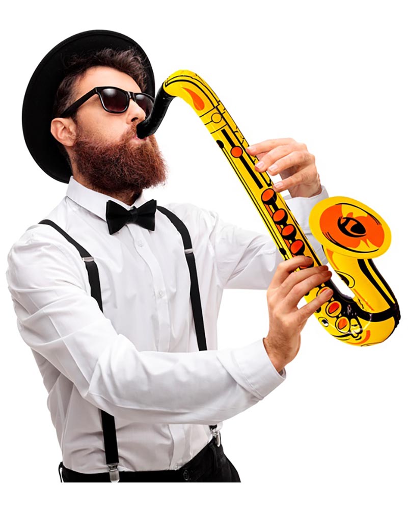 Inflatable Gold Saxophone 55cm