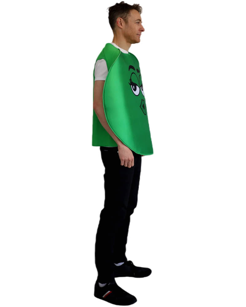 Green Coloured Chocolate Adult Costume