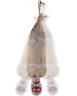 Light Up Hanging Cocoon Corpse Animatronic 89cm