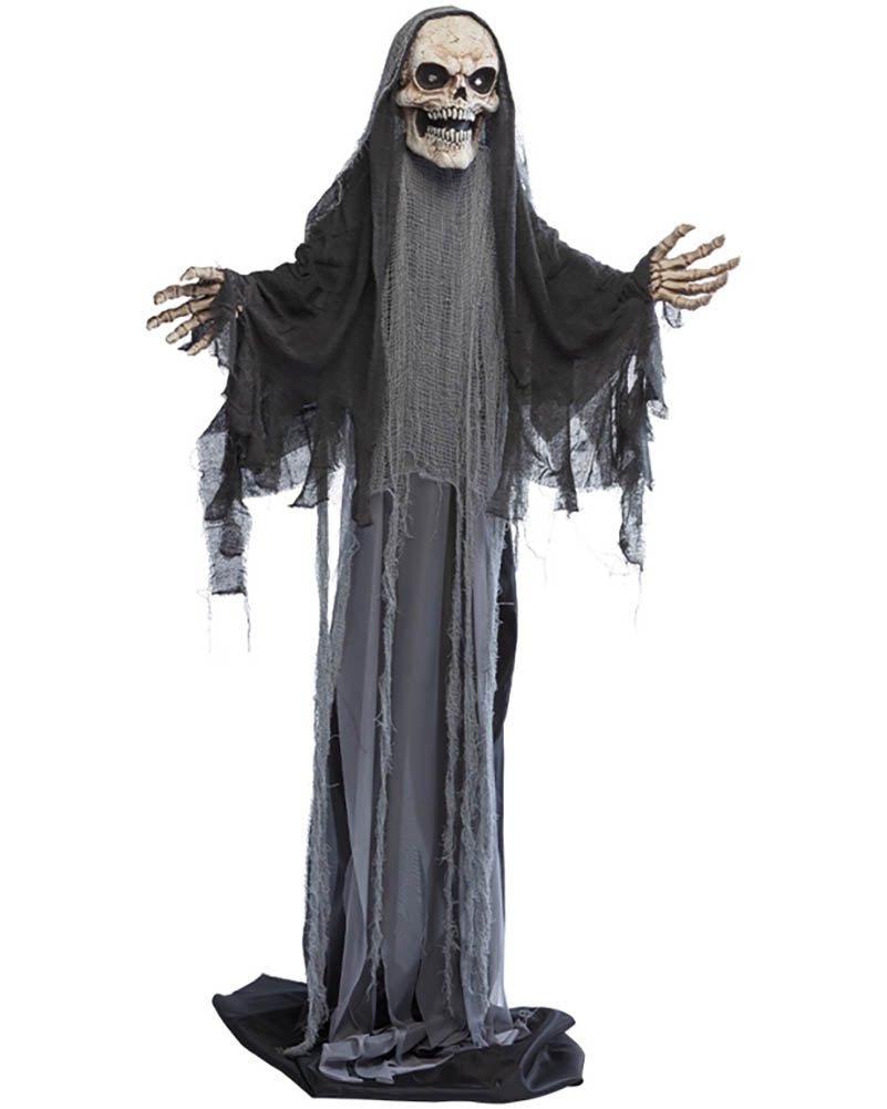 Growing Reaper Pop Up Standing Animated Halloween Decoration 2.15m