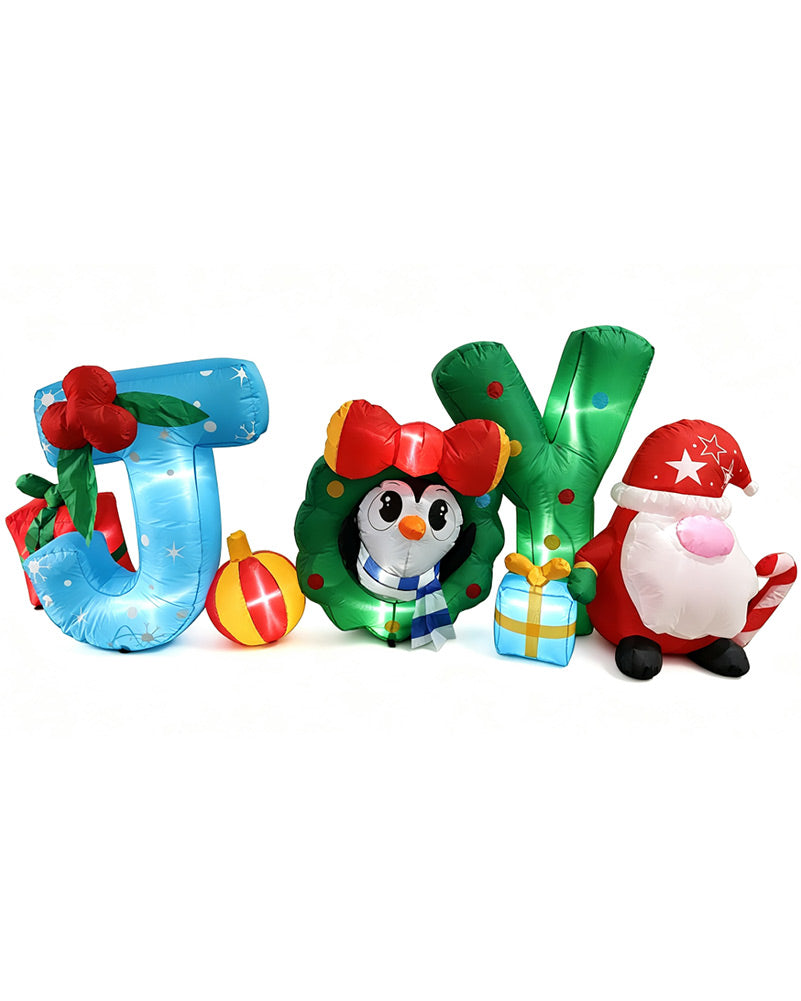 Joy Christmas Lawn Inflatable 2.4m