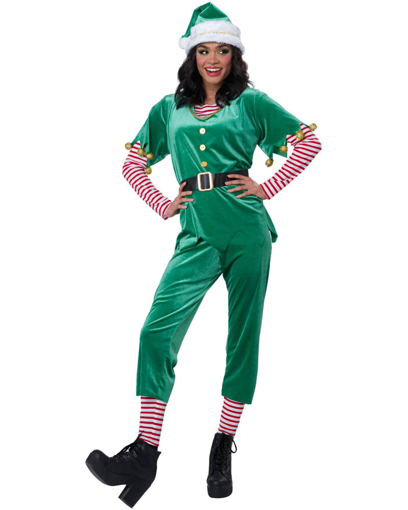 Joyful Elf Womens Costume