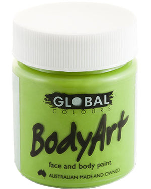Lime Green Face and Body Paint Tub 45ml