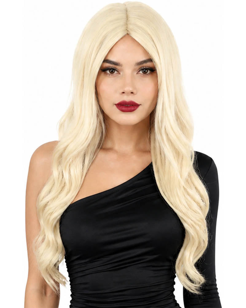 Maddie Long Blonde Wavy Wig