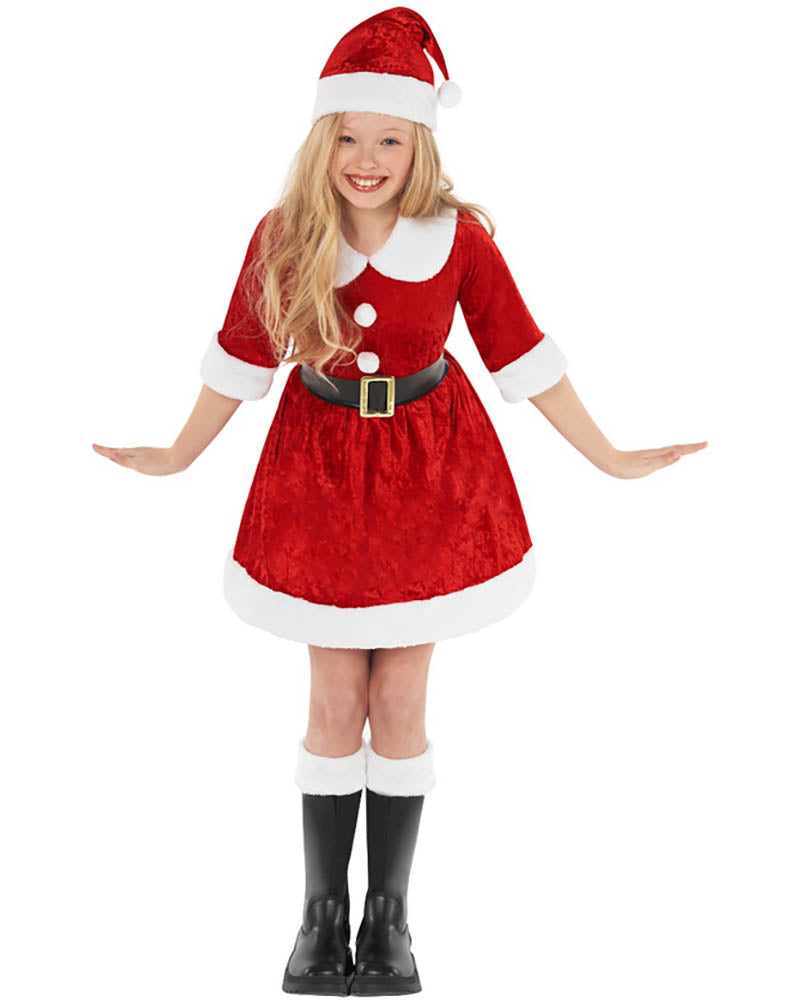 Miss Santa Claus Girls Costume