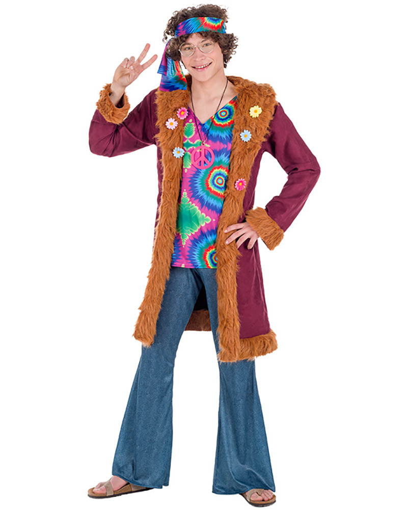 60s Mojo Hippie Mens Costume