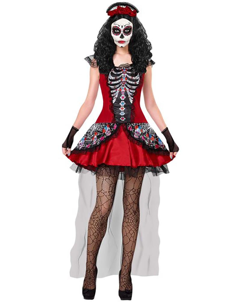 Mujer Dia De Los Muertos Womens Costume