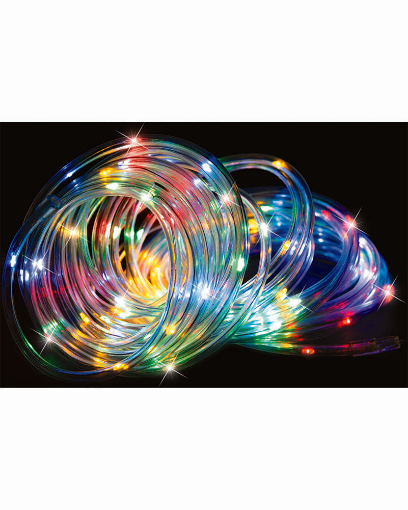 Multicoloured Ropelight Solar Lights 20m