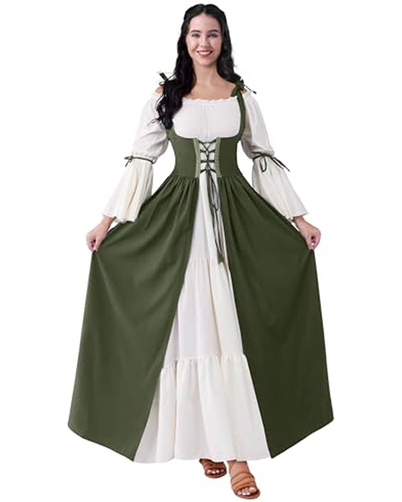 Olive Medieval Renaissance Womens Costume