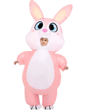 Pink Inflatable Bunny Inflatable Adult Costume