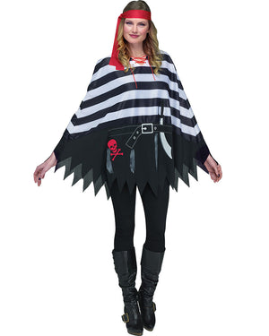 Pirate Poncho Adult Costume