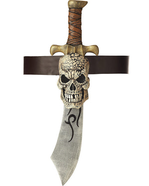 Pirate Sword with Skull Sheath 61cm