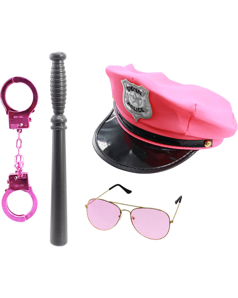 Police Pink Bobby Accessory Set