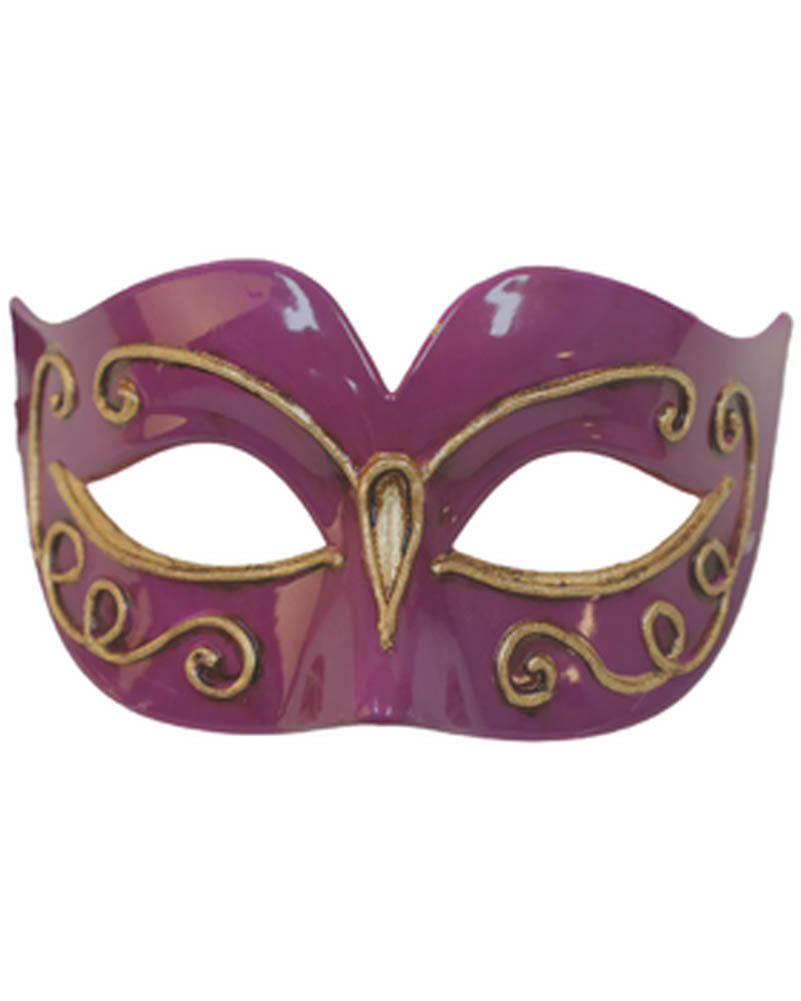Purple and Gold Masquerade Eye Mask