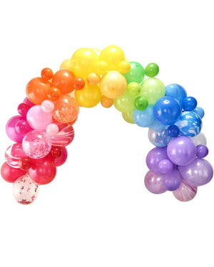 Rainbow Balloon Arch Pack of 84