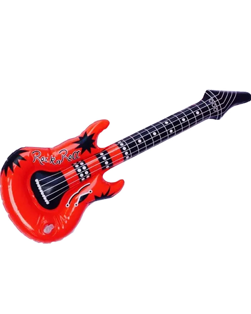 Red Inflatable Guitar