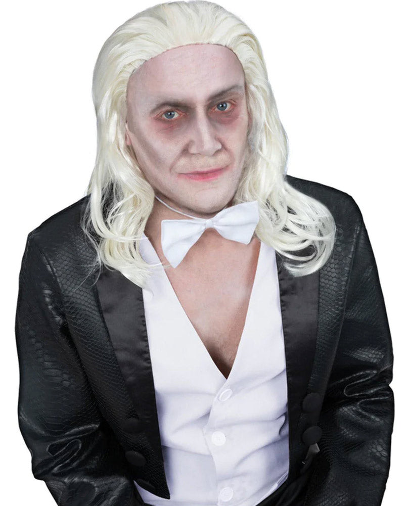 Rocky Horror Show Riff Raff Long Grey Wig