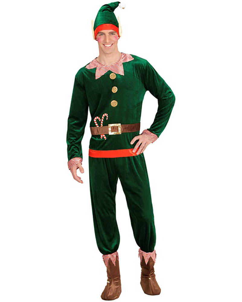 Santas Little Helper Elf Mens Costume