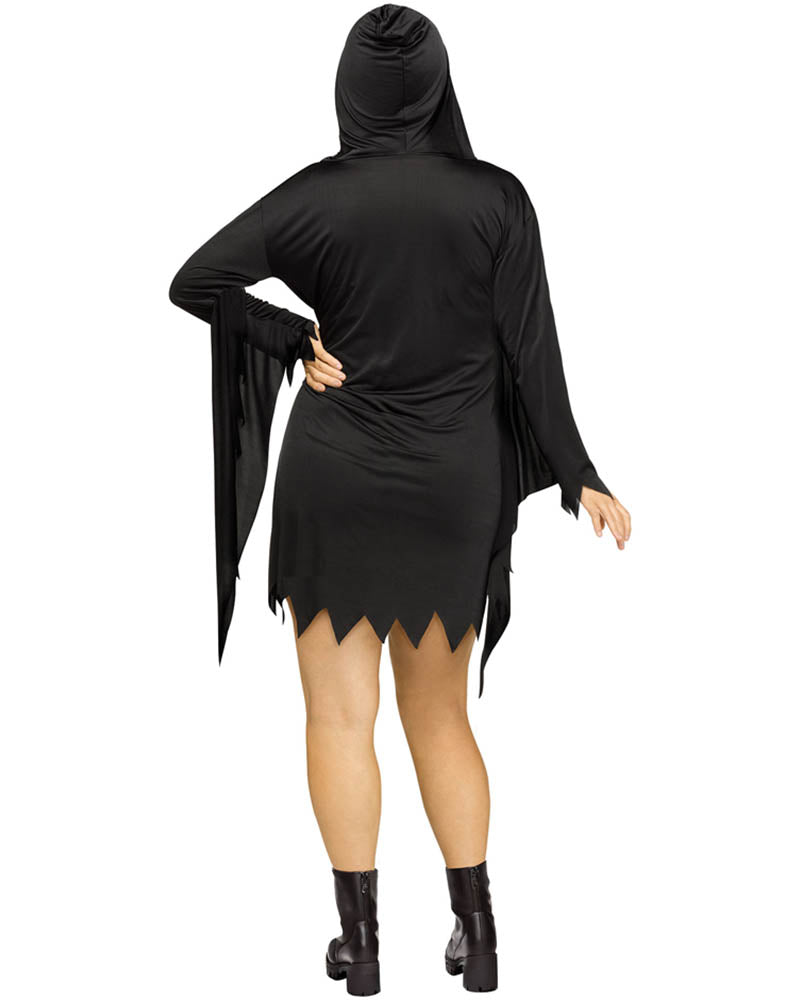 Scream Ghost Face Glam Womens Plus Size Costume