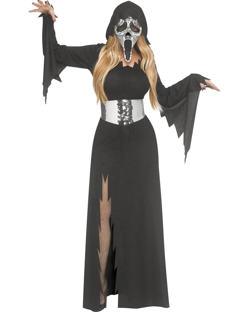 Scream Ghost Face Lives Mirror Bling Womens Costume