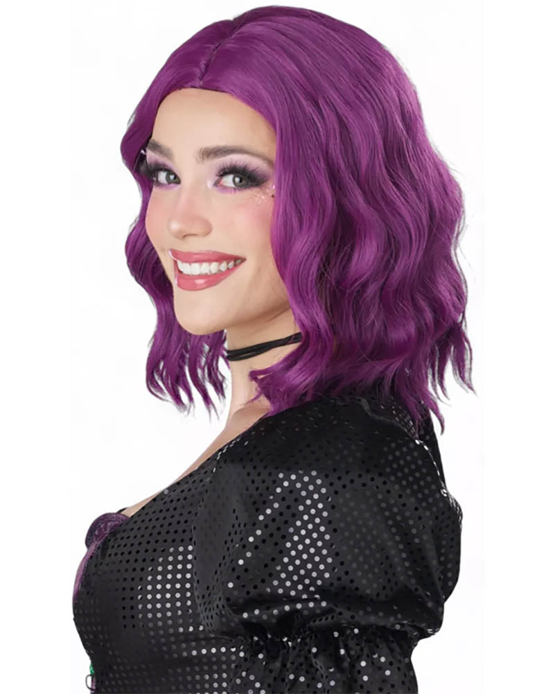 Violet Wavy Bob Wig