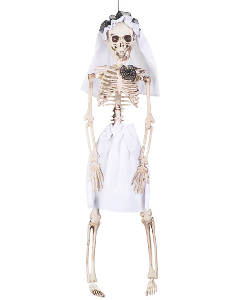 Skeleton Bride Hanging Halloween Decoration 40cm