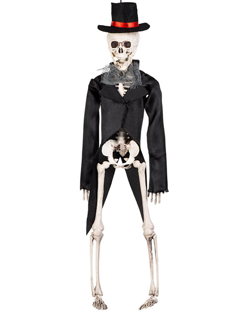Skeleton Groom Hanging Decoration 43cm