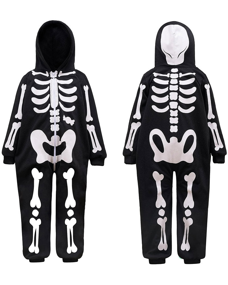 Skeleton Jumpsuit Toddler Costume