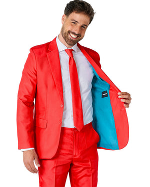 Solid Red Christmas Suitmeister