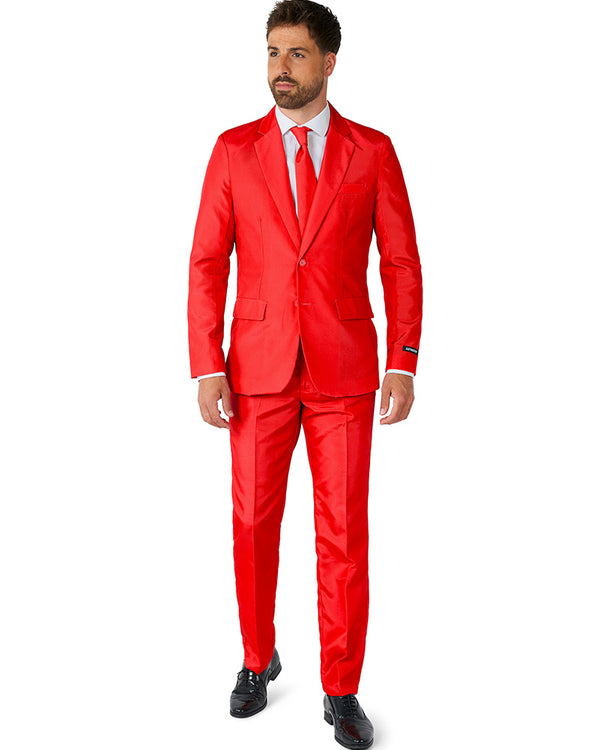 Solid Red Christmas Suitmeister