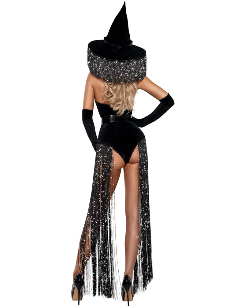 Sparkle Tassel Witch Premium Womens Costume