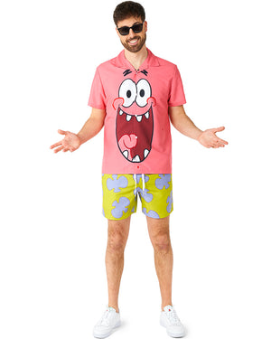 Spongebob Patrick Mens Suitmeister Swim Suit Combo