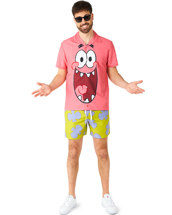 Spongebob Patrick Mens Suitmeister Swim Suit Combo