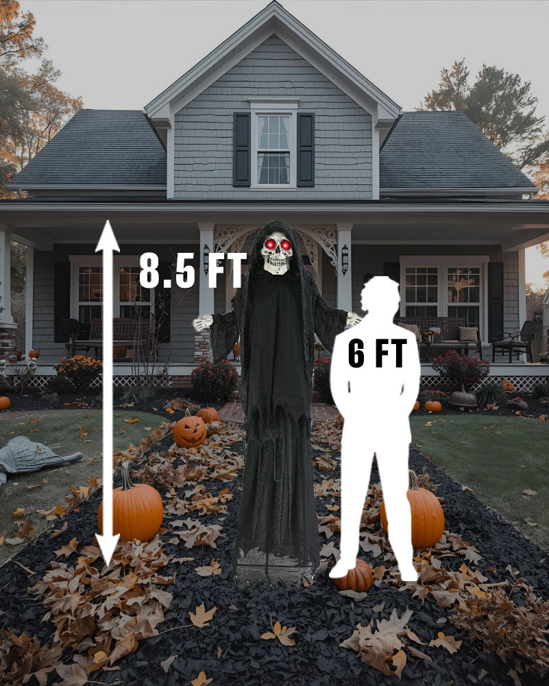 Standing Reaper Animated Decoration 2.6m