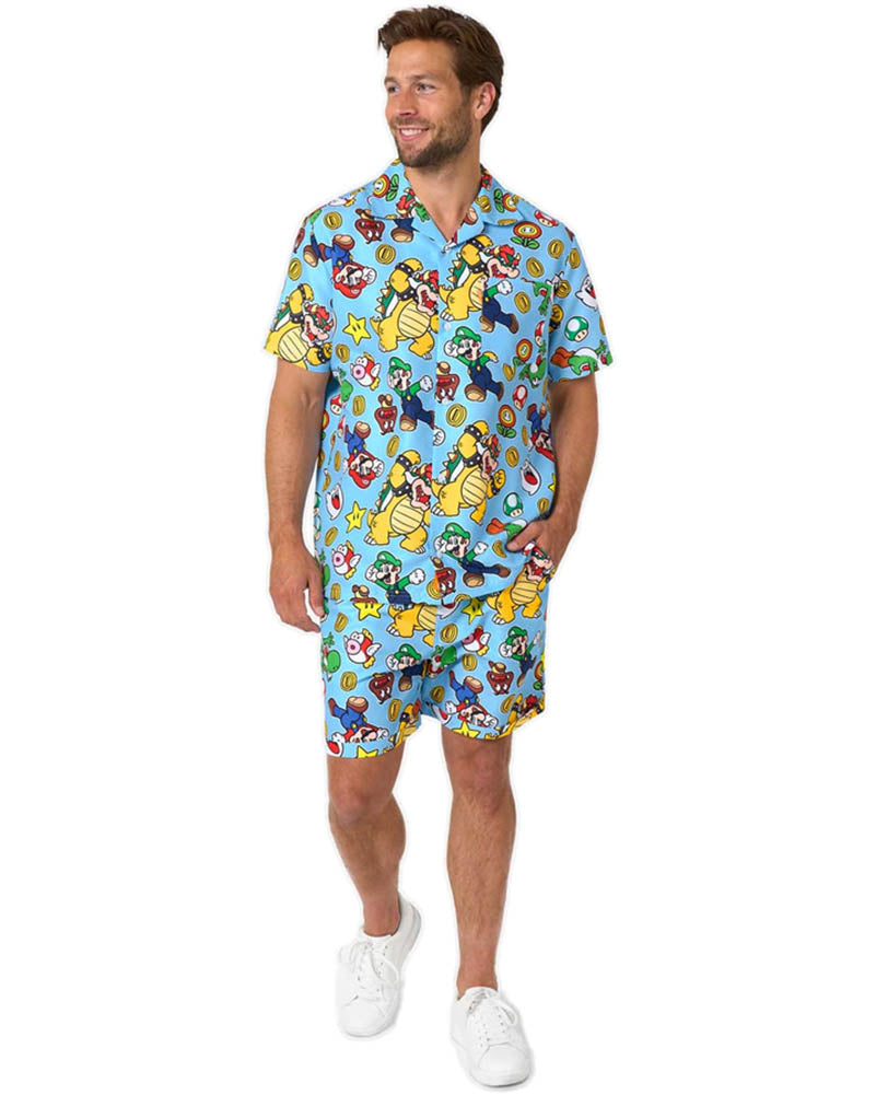 Super Mario Opposuit Mens Swim Suit