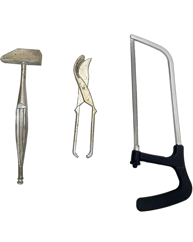Surgical Saw Hammer and Shears Prop Set