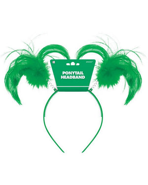 Team Spirit Green Ponytail Headbopper