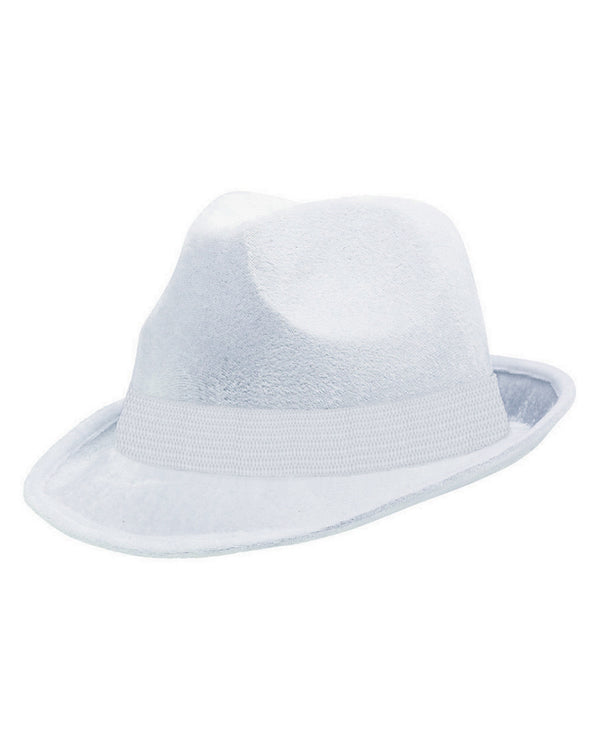 Team Spirit White Fedora Hat