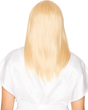 The Anna Deluxe Long Blonde 1970s Wig