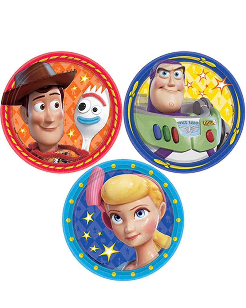Disney Toy Story 4 17cm Paper Plates Pack of 8