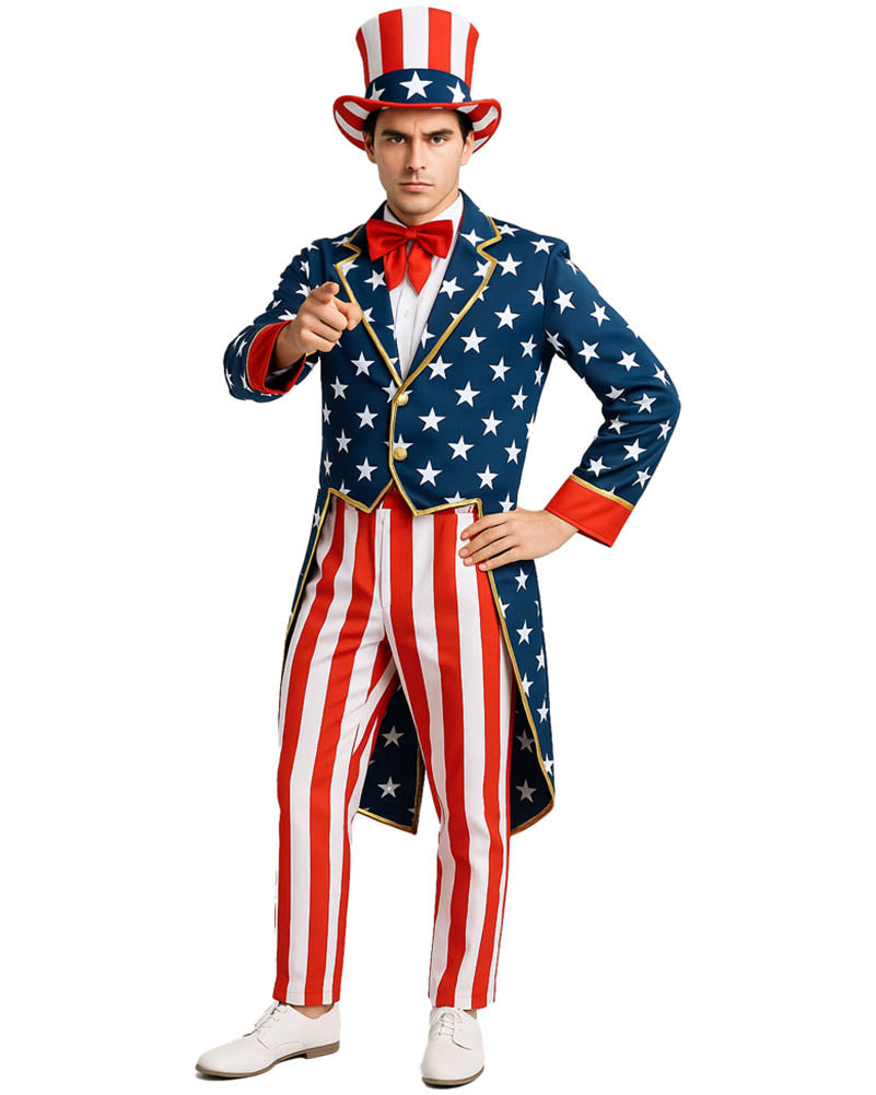 Uncle Sam Suit Mens Costume
