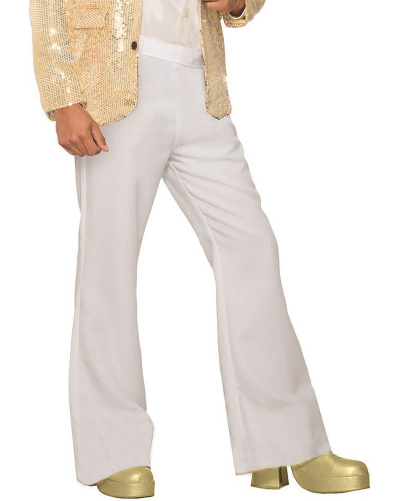 White Flared Disco Mens Pants