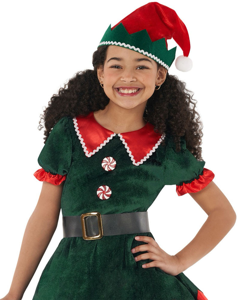 Workshop Elf Dress Green Girls Costume