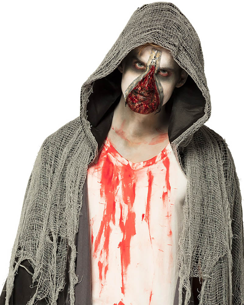 Zombie Zipper Face Paint Set For Halloween