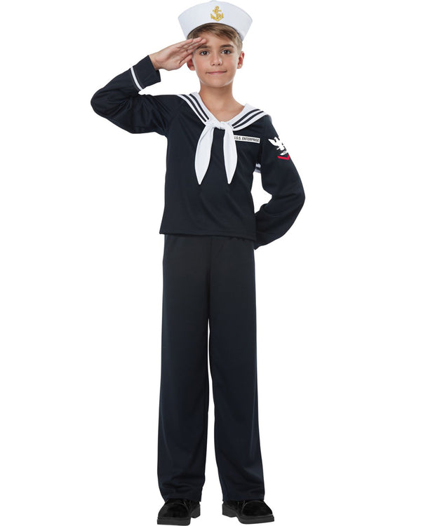 Navy Sailor Boys Costume