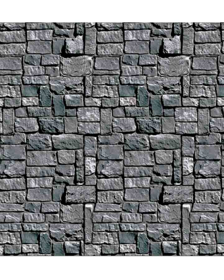 Medieval Castle Stone Wall Backdrop 9m