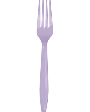 Luscious Lavender Premium Forks Pack of 24